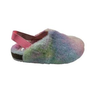 Dolce Vita Trella Fur Clog Cozy Pastel Slingback Slipper Faux Fur Kids Girls